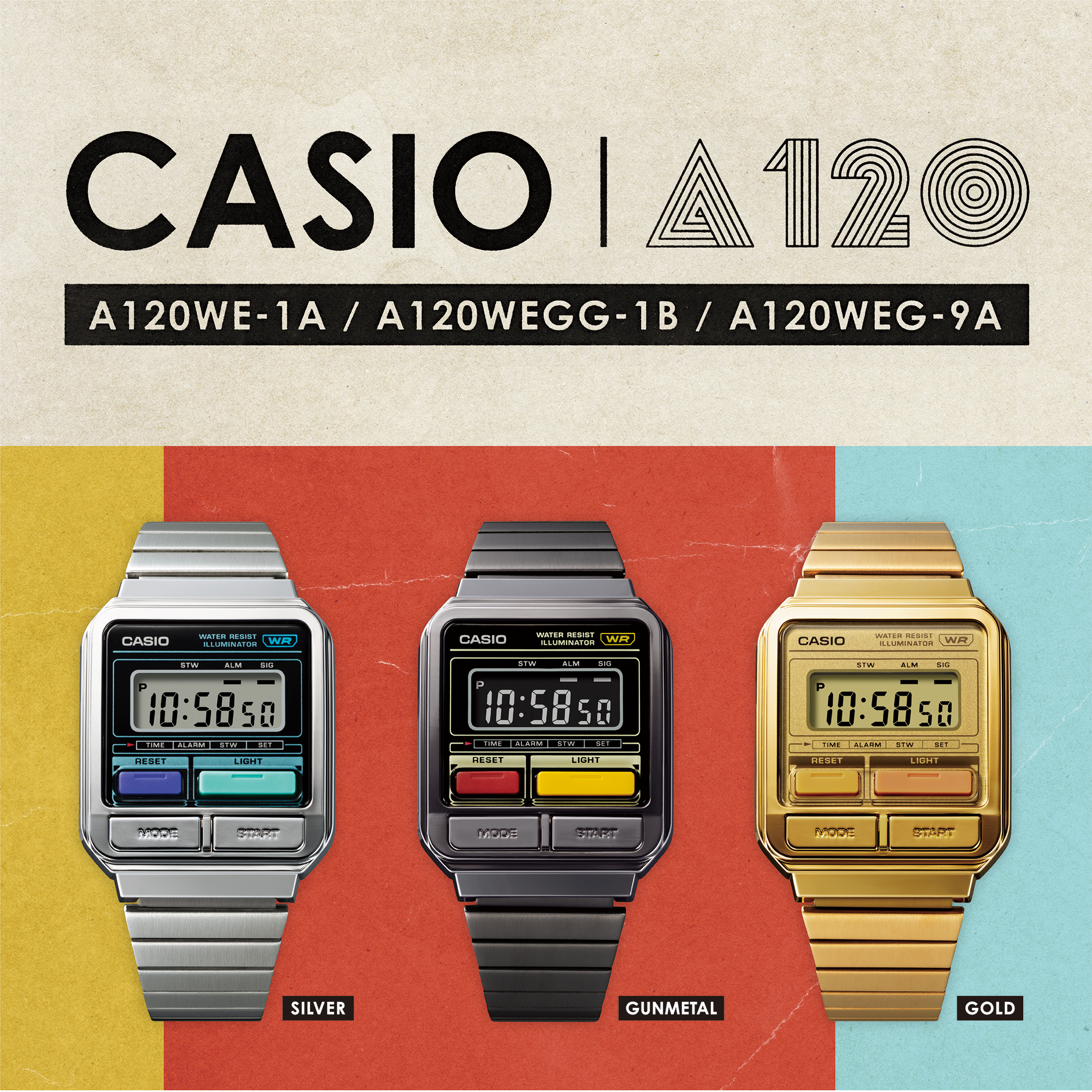 Reloj - CASIO A120WEGG-1B