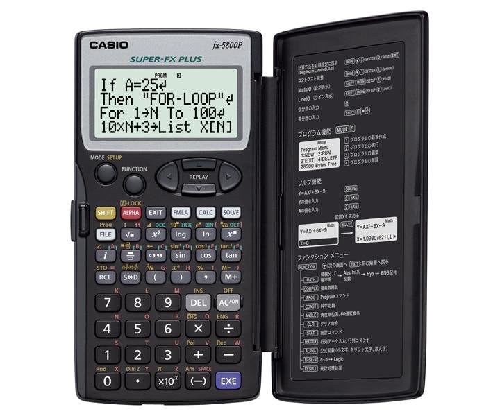 Calculadora Científica Programable - CASIO fx-5800P