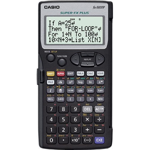 Calculadora Científica Programable - CASIO fx-5800P