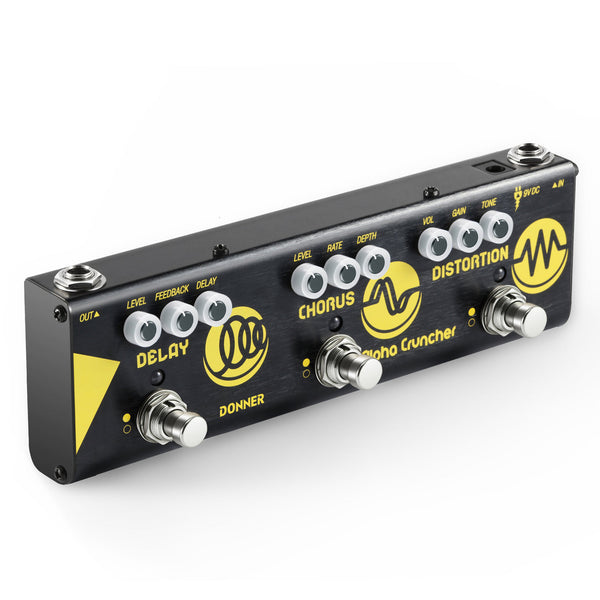 Donner Alpha Cruncher - Pedal de efecto combinado