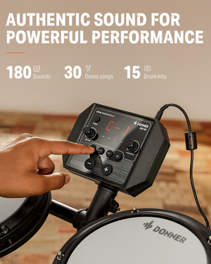 Bateria Electrica Donner DED-80