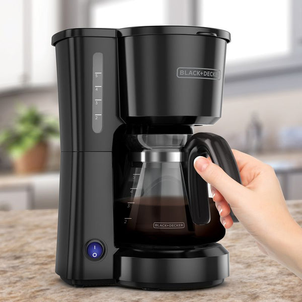 CAFETERA 5 TAZAS,JARRA VIDRIO - BLACK + DECKER