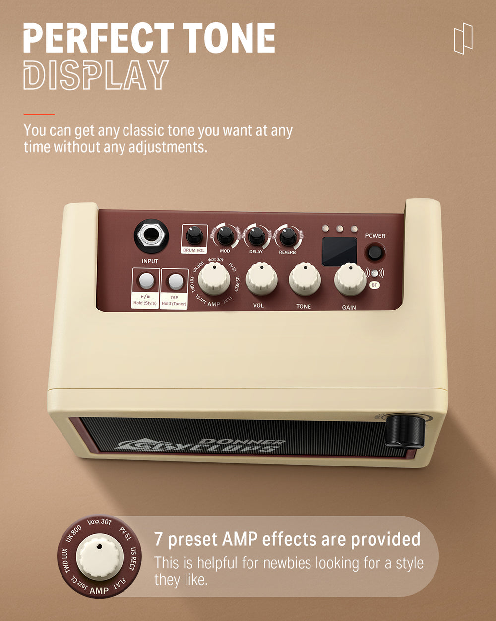 Amplificador combinado de guitarra Donner Cyclops