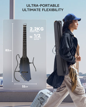 Donner HUSH™ I PRO - Guitarra de viaje
