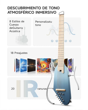 Donner HUSH™ I PRO - Guitarra de viaje