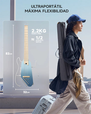 Donner HUSH™ I PRO - Guitarra de viaje