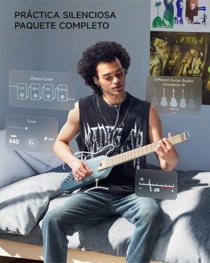 Donner HUSH™ I PRO - Guitarra de viaje