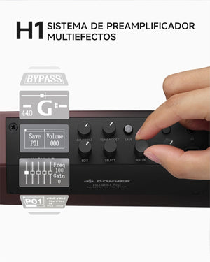 Donner HUSH™ I PRO - Guitarra de viaje