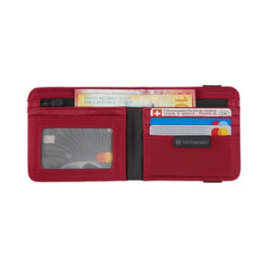 TA 5.0 EXT BI-FOLD WALLET RFID RED - VICTORINOX
