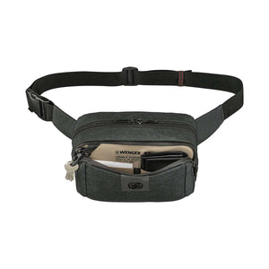 MX ECO WAIST BAG CHARCOAL,WENGER