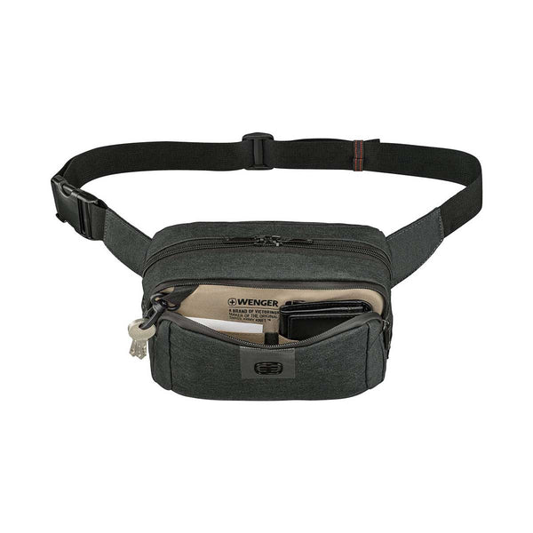 MX ECO WAIST BAG CHARCOAL,WENGER
