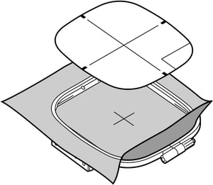 Bastidor de 4"x4" - BROTHER SA443
