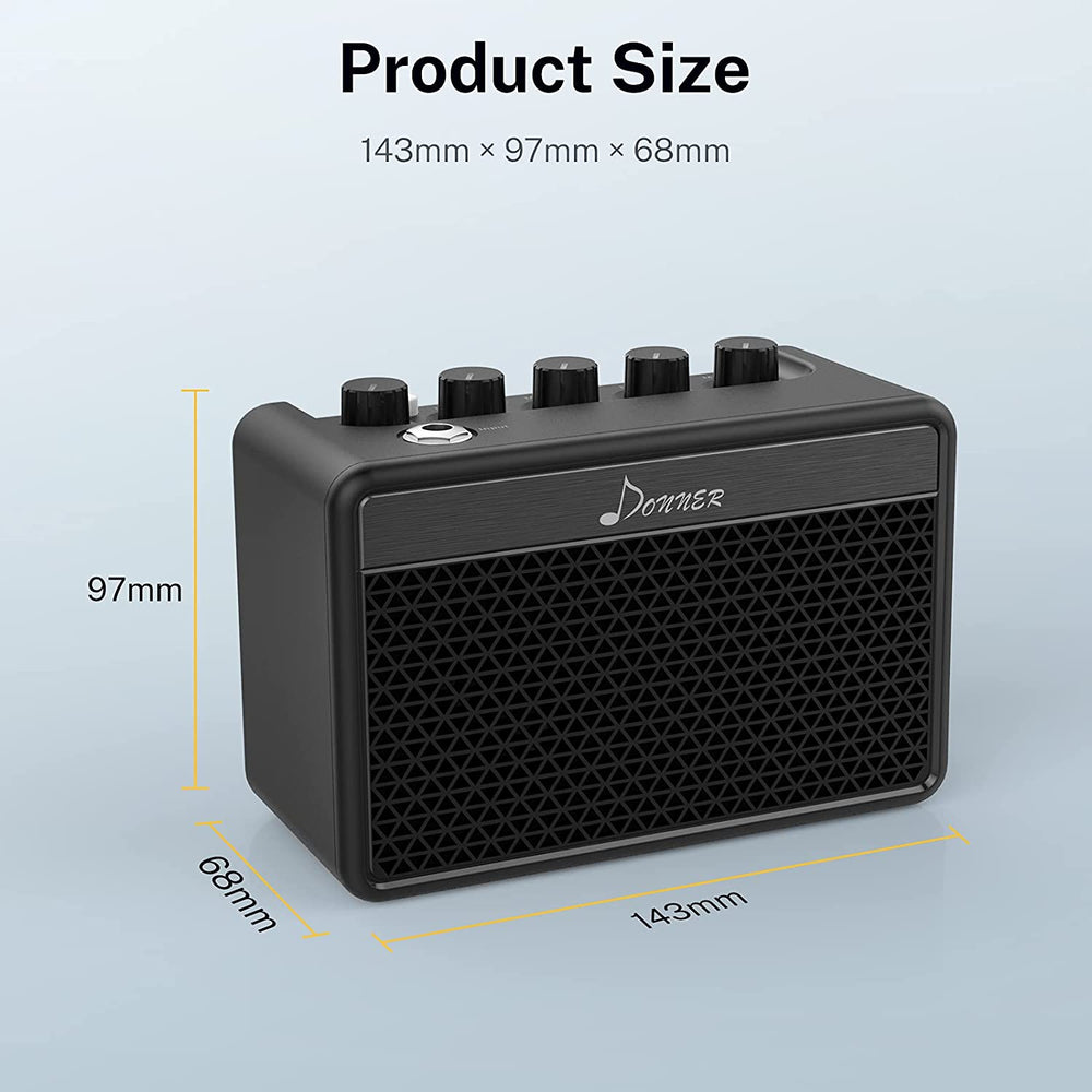 Mini amplificador de guitarra Donner DA-10