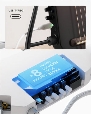 Donner HUSH™ I PRO - Guitarra de viaje