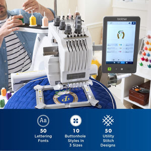 Máquina Profesional de Bordado CON ACCESORIOS - KIT PR680W