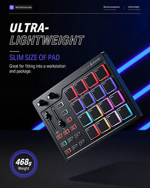 Máquina de creación de ritmos MIDI Donner