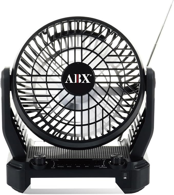 Audiobox - Ventilador Portatil con Altavoz