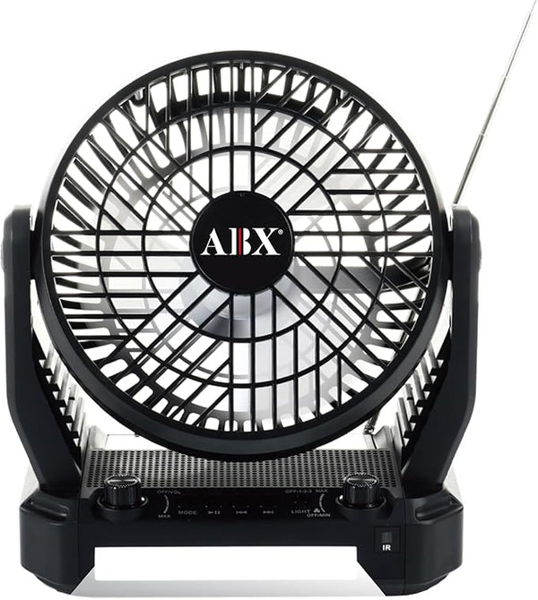 Audiobox - Ventilador Portatil con Altavoz