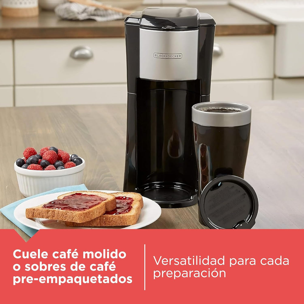 CAFETERA PERSONAL BLACK + DECKER
