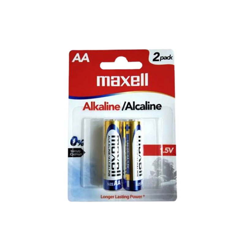 Baterías Alcalinas AA - MAXELL LR6(GD)2B