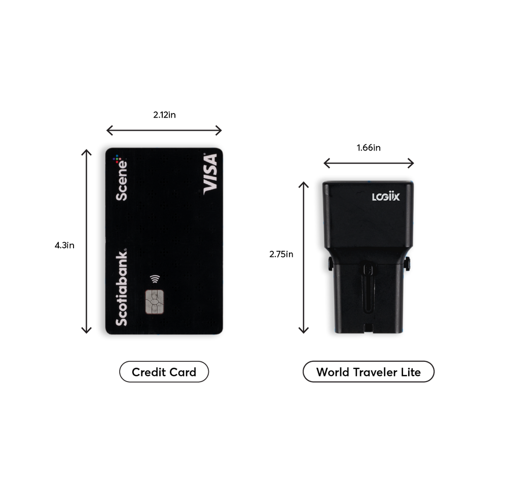 LOGiiX - WORLD TRAVELER LITE NEGRO