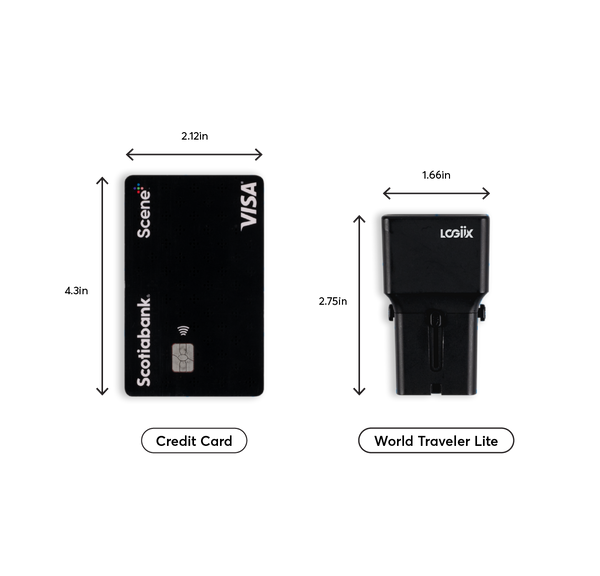 LOGiiX - WORLD TRAVELER LITE NEGRO