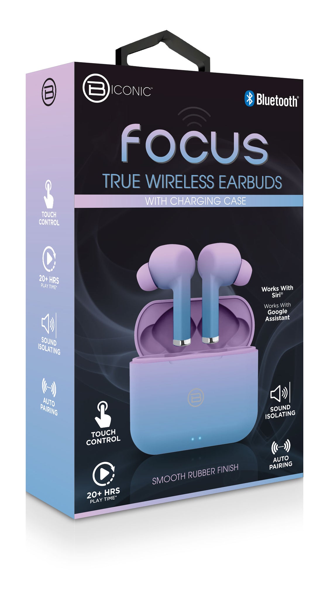 Auriculares Inalámbricos FOCUS con Estuche de Carga - BICONIC