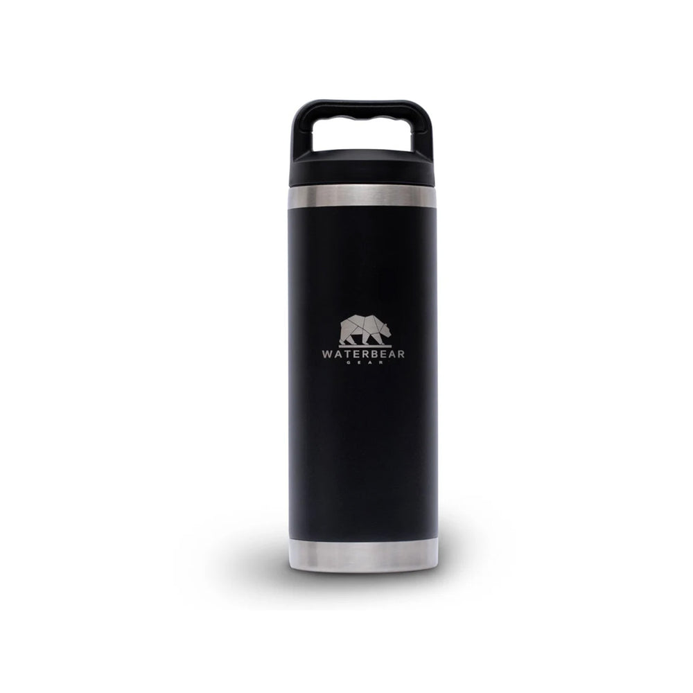Botella Deportiva Negro 18 onz - WATERBEAR