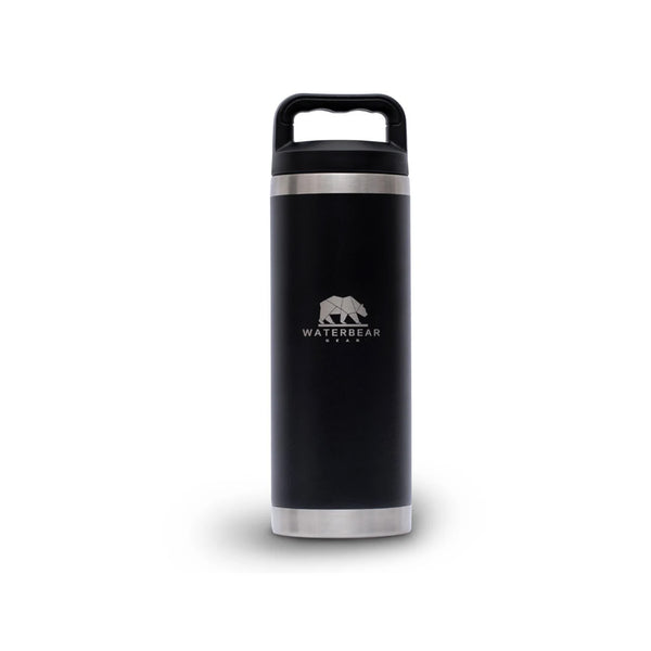 Botella Deportiva Negro 18 onz - WATERBEAR