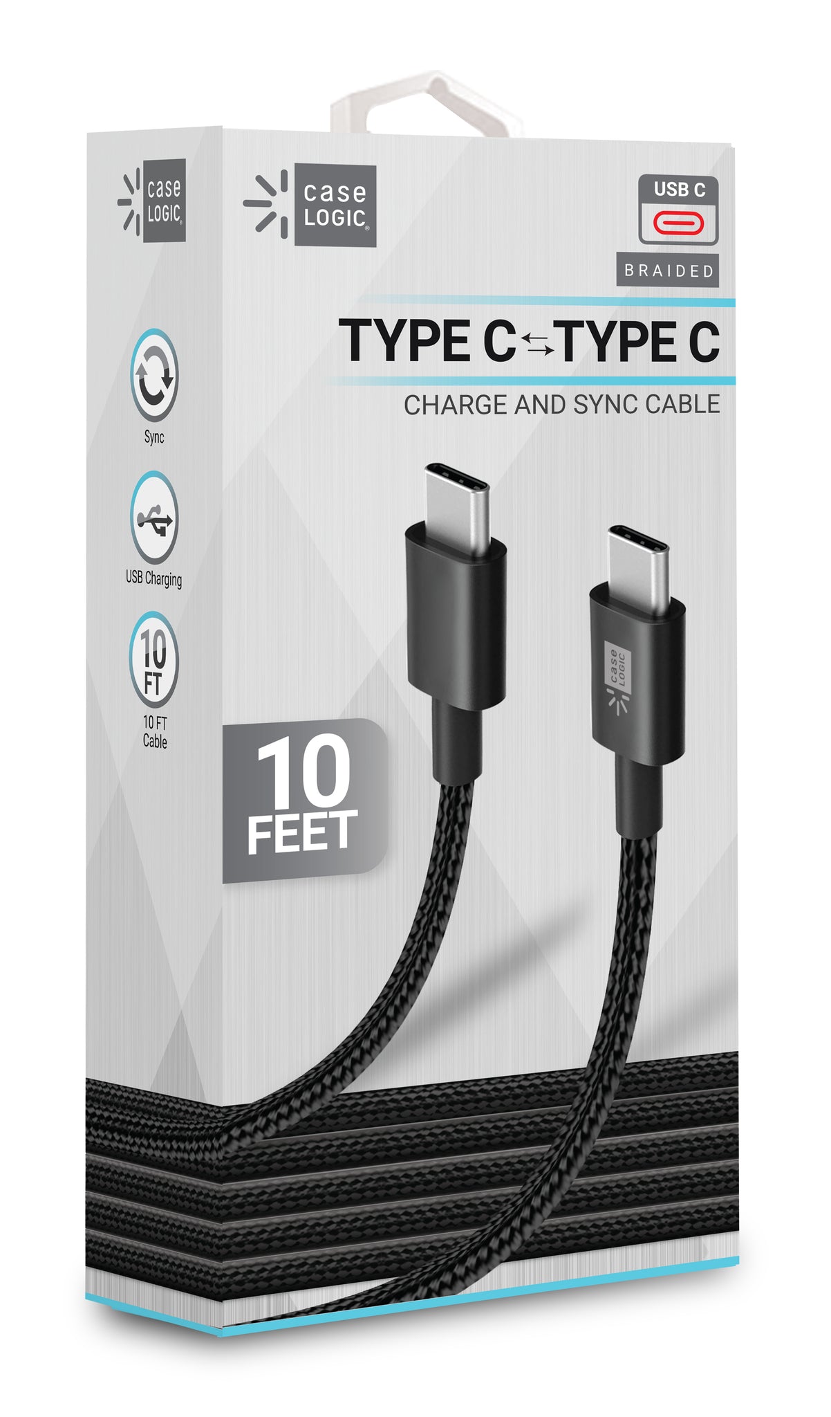 Cable de Carga tipo C - 10 pies 60W - Case Logic