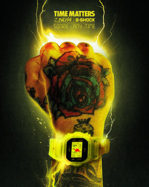 Reloj colaboracion JBalvin - G-SHOCK DWE-5600JB-1A9