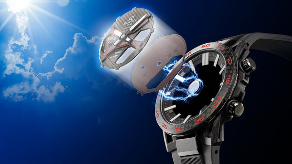 Reloj - EDIFICE WINDFLOW ECB-2200RC-1A3