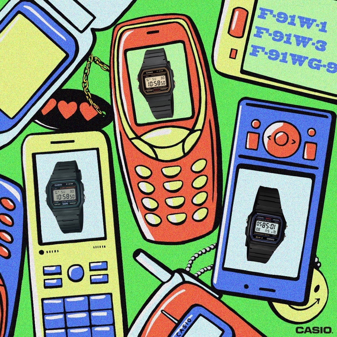 Reloj - CASIO F-91WG-9