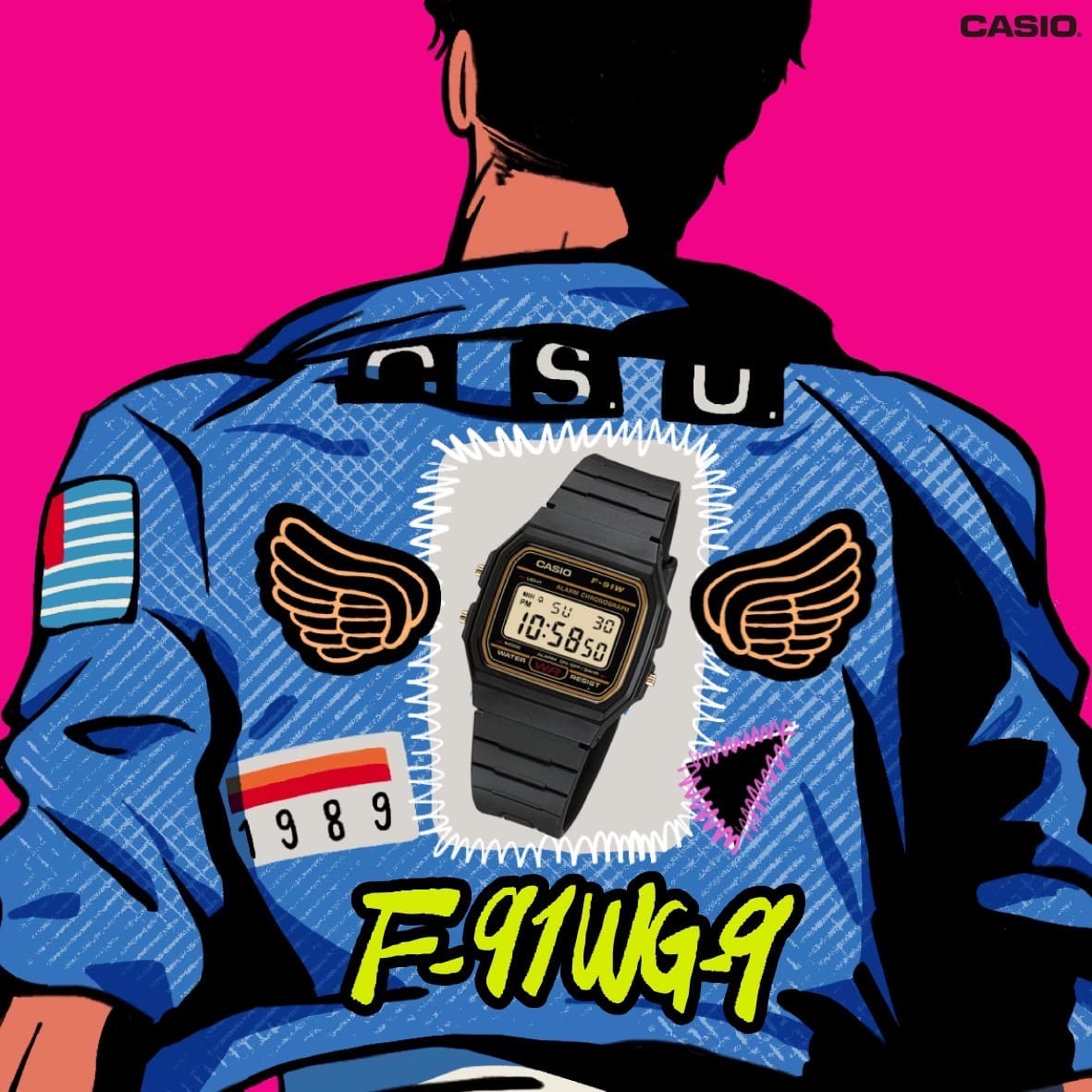 Reloj - CASIO F-91WG-9
