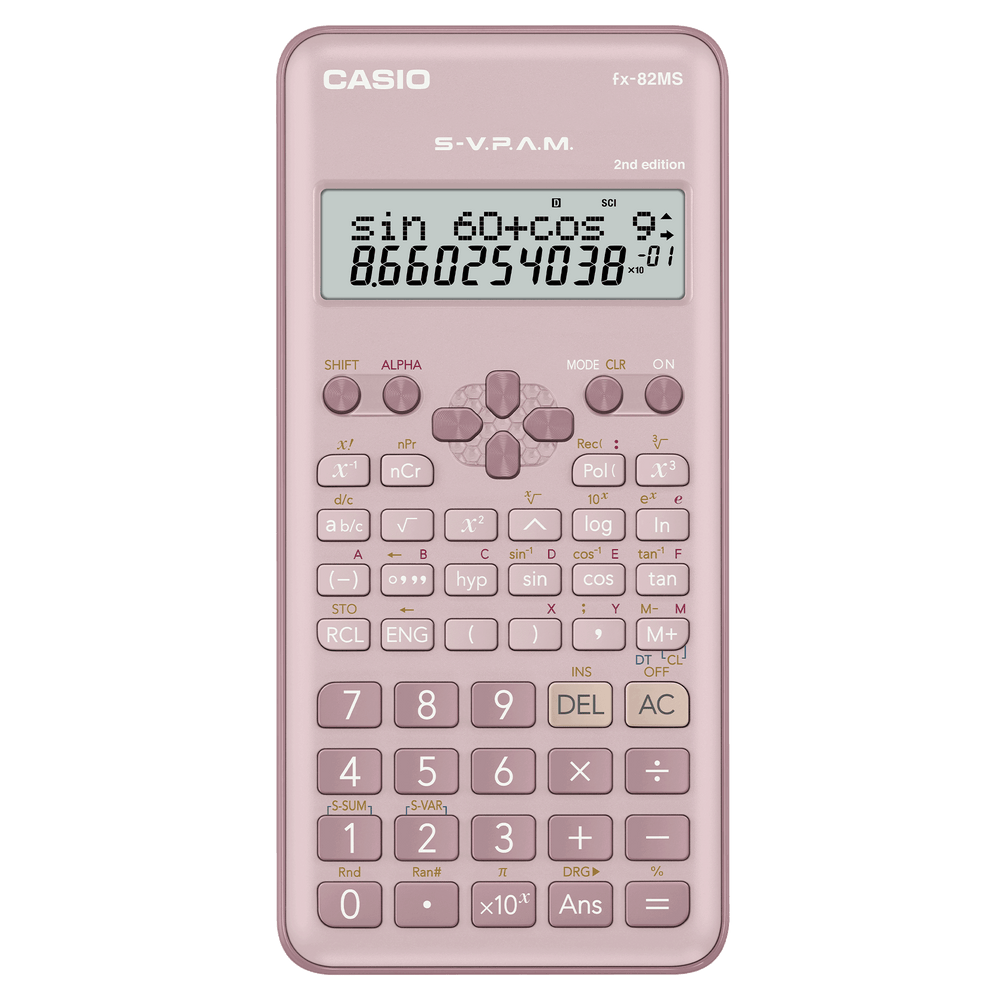 Calculadora Científica - CASIO FX-82MS-2-PK