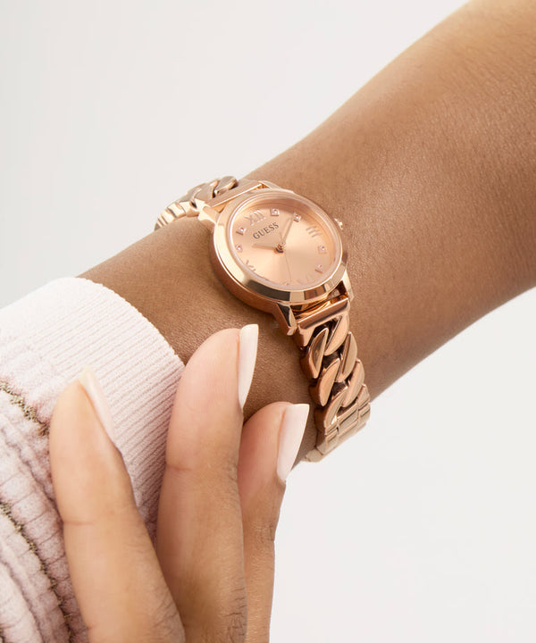 Reloj Dama Rose-Gold Mixed Chain - Guess