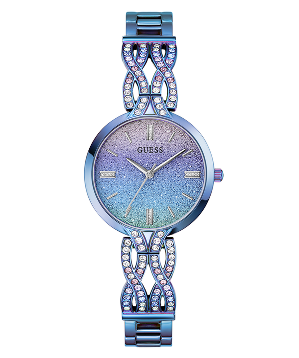 Reloj para Dama Coral Azul Iridiscente - Guess