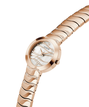 Reloj Dama Rose-Gold Crystal Strap - Guess