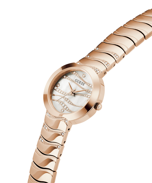 Reloj Dama Rose-Gold Crystal Strap - Guess