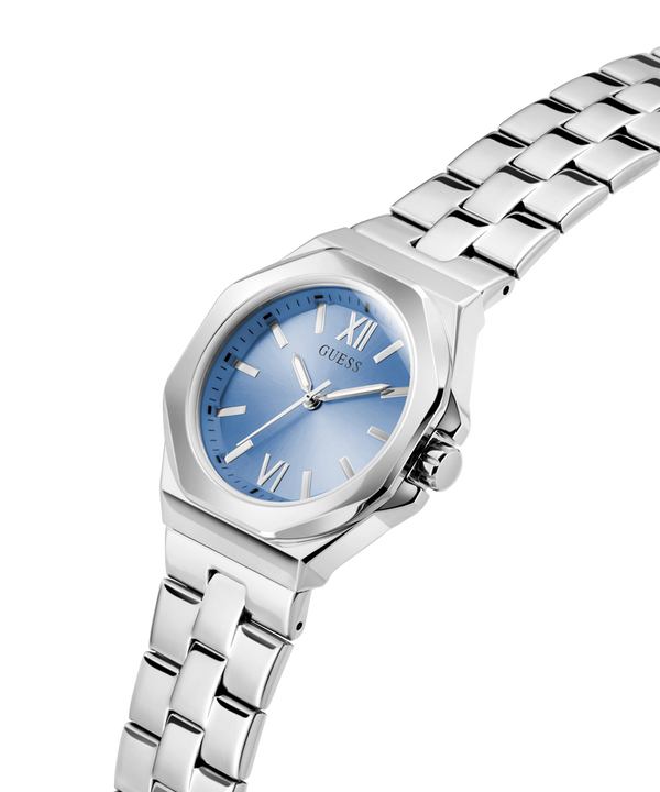 Reloj Dama Silver Tone Ice Blue - Guess