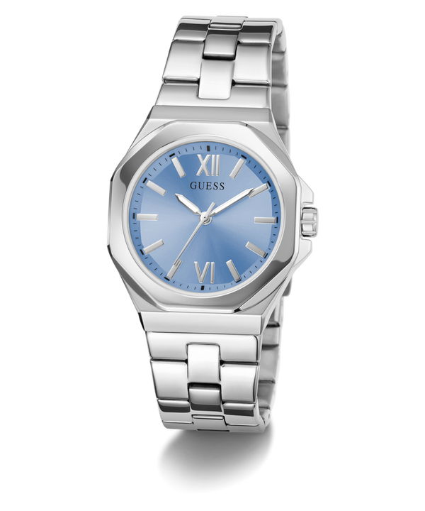 Reloj Dama Silver Tone Ice Blue - Guess