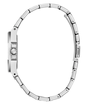 Reloj Dama Silver-Tone Crystal Bezel - Guess