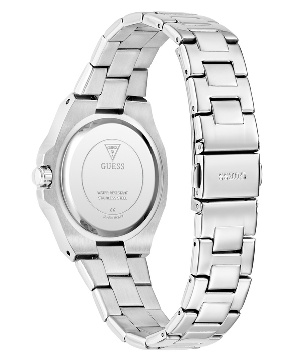 Reloj Dama Silver-Tone Crystal Bezel - Guess