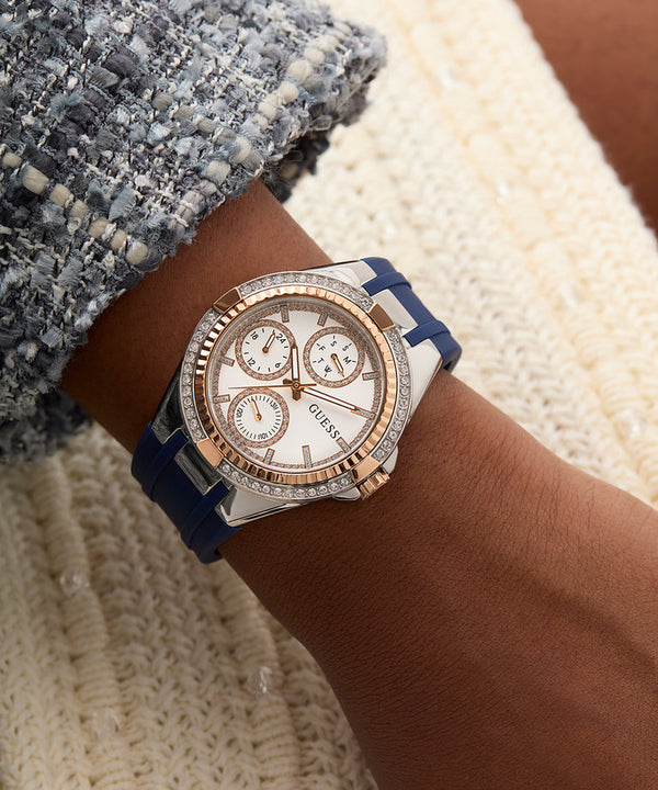 Reloj Dama Blue 2-Tone Multifunction - Guess