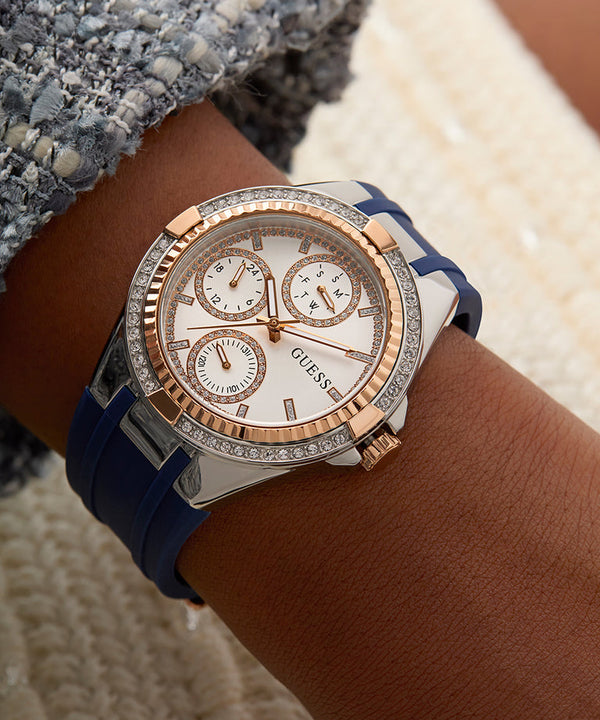 Reloj Dama Blue 2-Tone Multifunction - Guess
