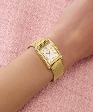 Gold Tone Rectangel - GW0997L2