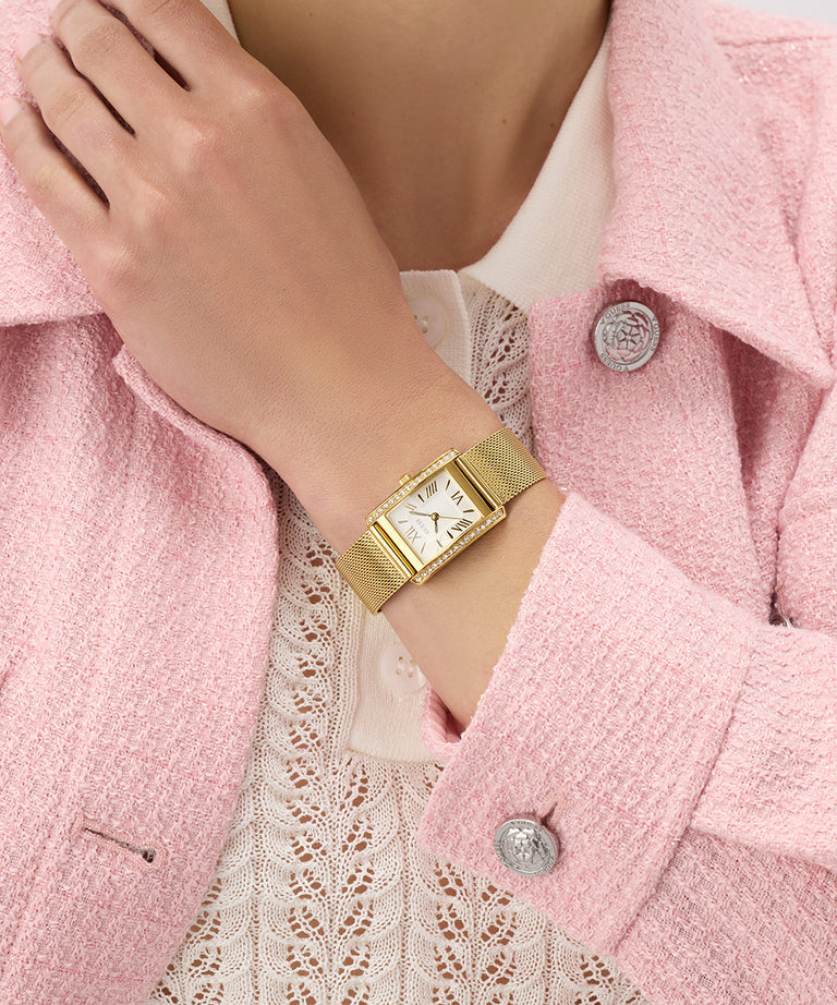 Gold Tone Rectangel - GW0997L2