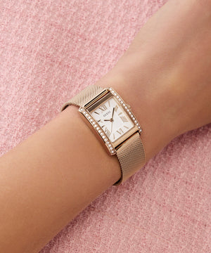 Rose Gold Tone Rectangel - GW0997L3