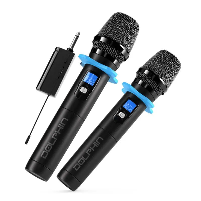 Microfono Inalambrico - Dolphin SISTEMA VHF DUAL INALÁMBRICO