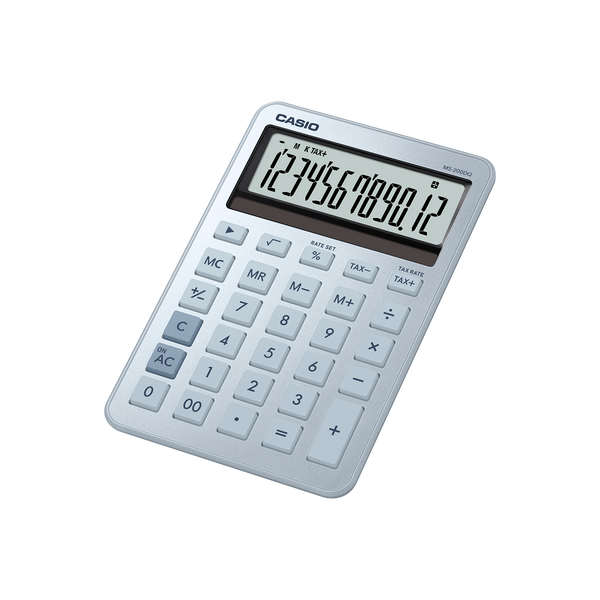 Calculadora de Escritorio - CASIO MS-200DQ-BU Azul Hielo